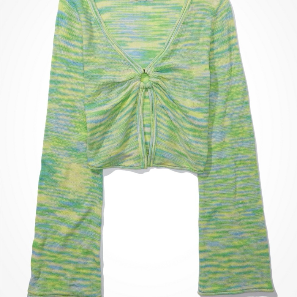 AE BELL SLEEVE RING-FRONT CAMI - Picture 2 of 4